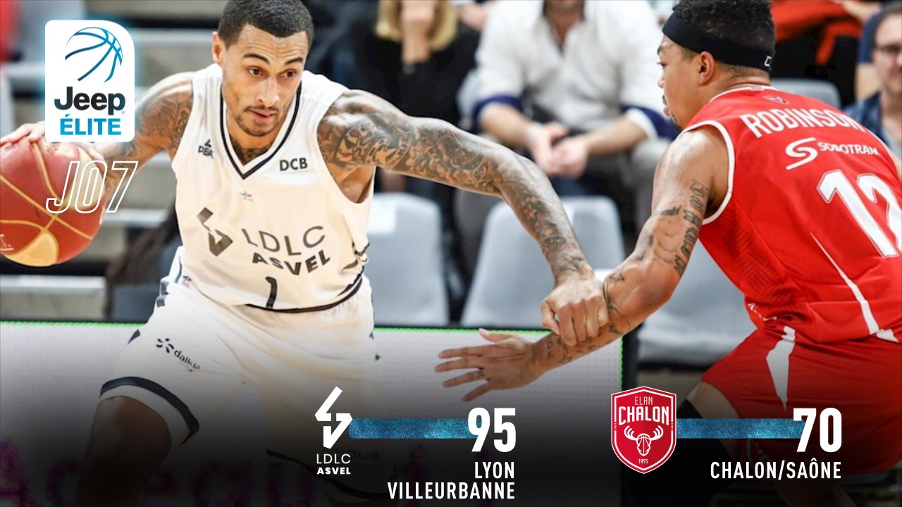Jeep® ÉLITE : Lyon-Villeurbanne vs Chalon/Saône (J7)