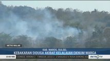 Lima Hektar Hutan dan Lahan di Maros Terbakar