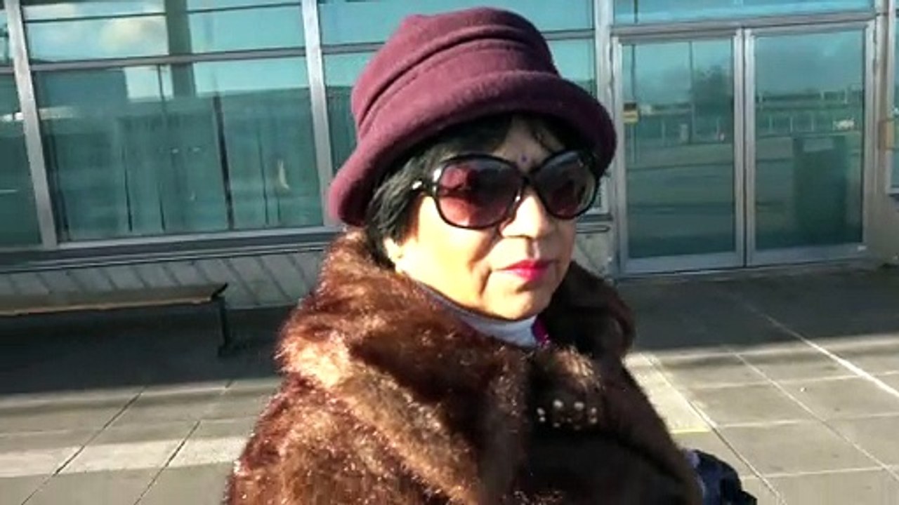 BDMV-140 Aruna & Hari Sharma arrived at Arlanda Airport by Flygbus 801 T5 Oct 28, 2019