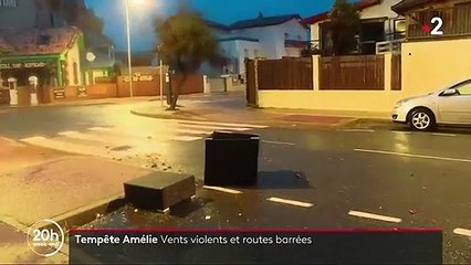 Tempête Amélie : dégâts importants sur la façade atlantique