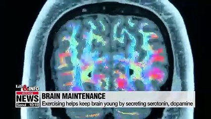 Exercising helps keep brain young