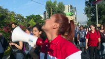Lebanese hold feminist march in Beirut