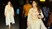 Sara Ali Khan spotted at airport in traditional look; Watch video | FilmiBeat