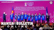 ASEAN leaders get football jerseys as souvenirs