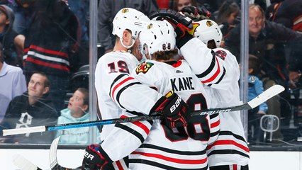 Jonathan Toews and Patrick Kane combine for the OT winner