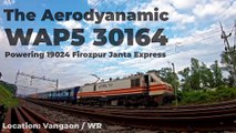 The Only _Aerodynamic WAP5_ of Indian Railways powerful locomotive