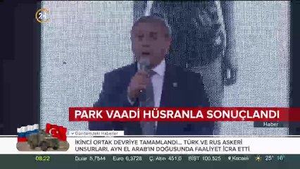 CHP'nin park vaadi hüsranla sonuçlandı: Alan çöplüğe döndü