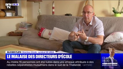 Ce directeur d'école dans le Val d'Oise fait part de son malaise