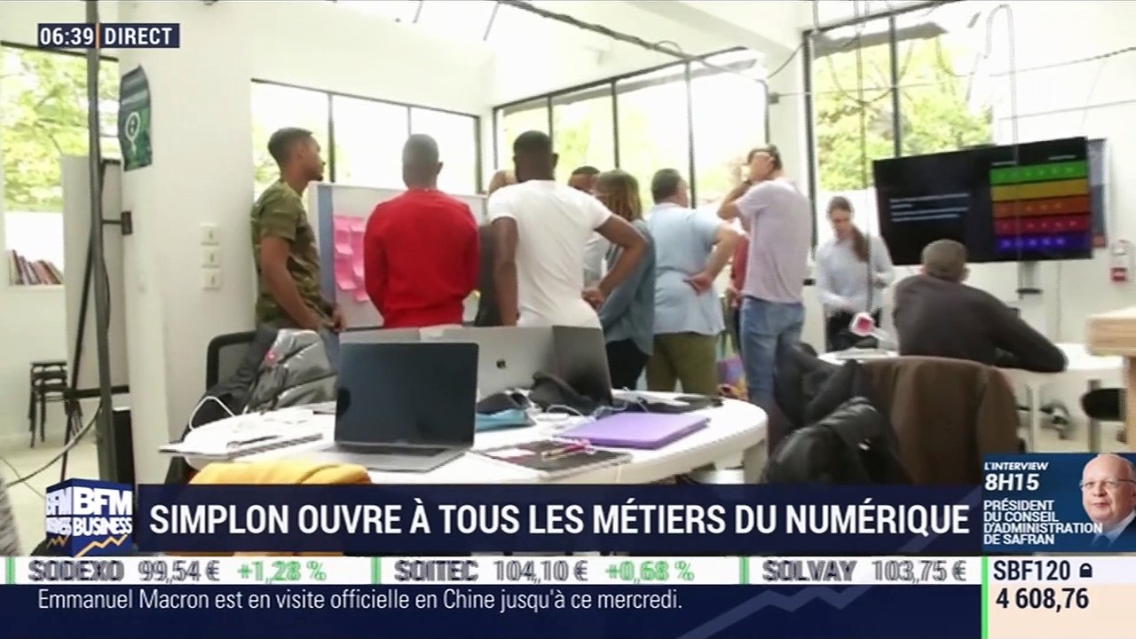 La France qui bouge: Simplon ouvre à tous les métiers du numérique - Julien Gagliardi - 06/11