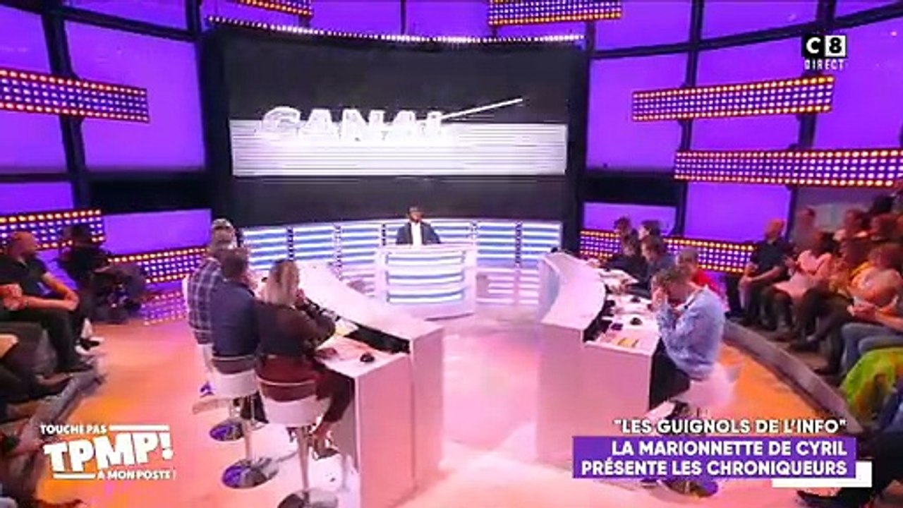 Cyril Hanouna a relancé les "Guignols" hier soir sur C8 dans "Touche pas à mon poste" et rêve de les remettre en prime sur la chaîne