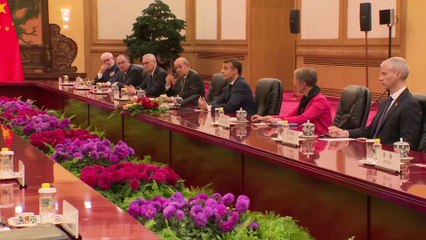Emmanuel Macron veut "bâtir un partenariat stable" avec la Chine