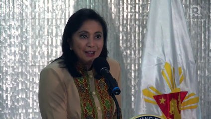 Robredo accepts anti-drug czar post: "Are you ready for me?"