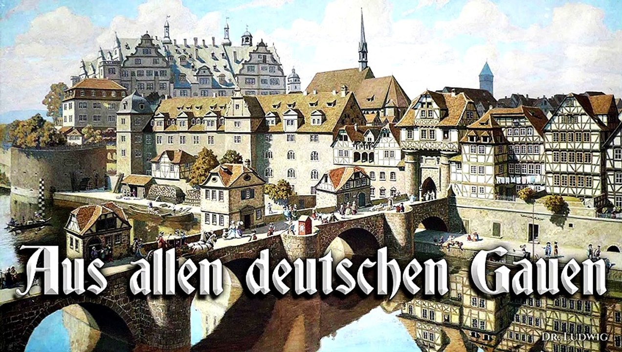 Aus allen deutschen gauen - german march