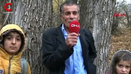 Çocuklarını sırtında taşıyordu! Güzel haber geldi