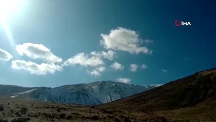 Iğdır'ın yüksek kesimleri kar ile kaplandı