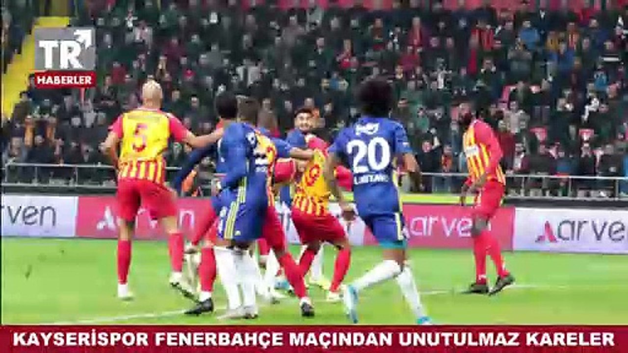 Kayserispor - Fenerbahçe maçı golleri, geniş özeti ve maçtan unutulmaz kareler