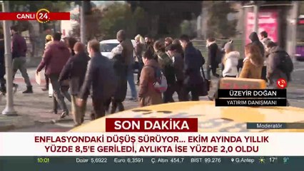 Enflasyonda düşüş sürüyor