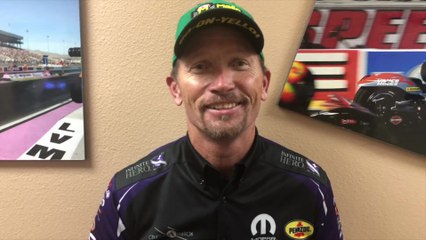 Jack Beckman leads Funny Car qualifying at Dodge NHRA Nationals