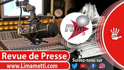 La revue de presse de la RFM du Lundi 04 Novembre 2019