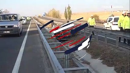 Feci son... TIR'a çarptı, taklalar atarak sürüklendi!