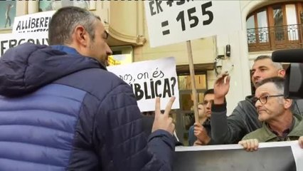 La división en el independentismo se escenifica en el mitin de Rufián en Lleida