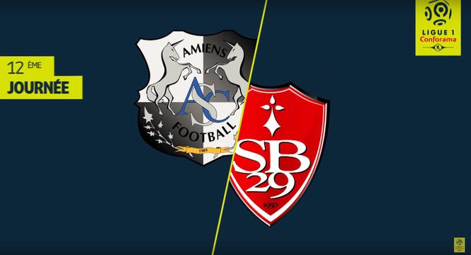 Résumé Amiens SC - Stade Brestois 29 ( 1-0 ) - (ASC - BREST) / 2019-20