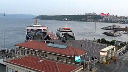 Gökçeada'ya feribot seferleri iptal edildi