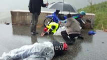 Ora News - Makina përplaset me motorin në Vaun e Dejës, dy të plagosur