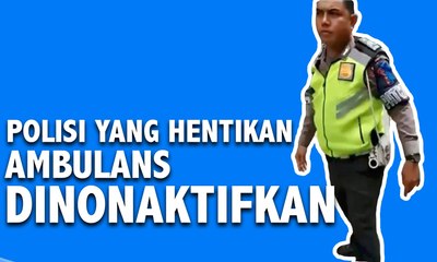 Polisi yang Berhentikan dan Pukul Sopir Ambulans Dinonaktifkan Sementara