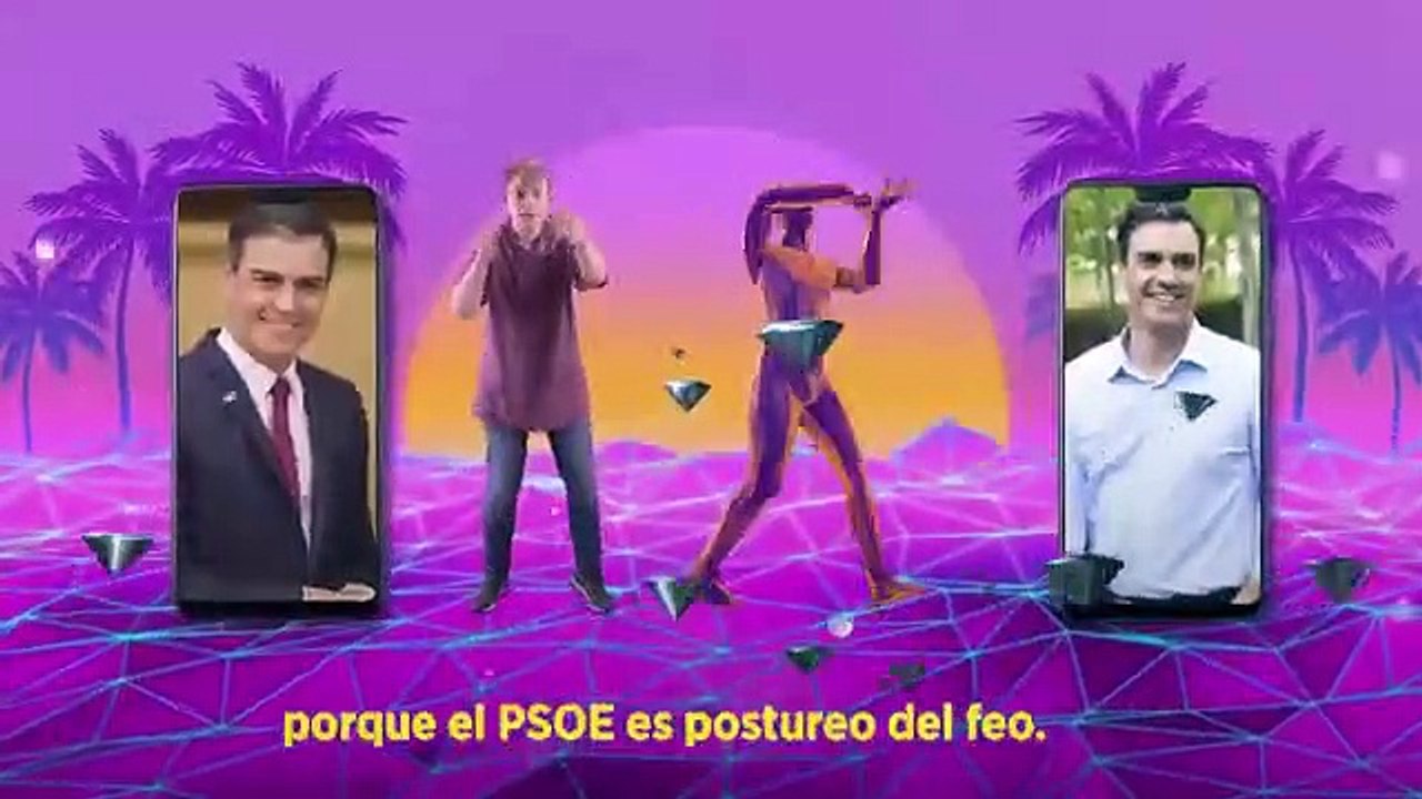 Los siempre irrespetuosos Podemitas insinúan en un patético reguetón que Pedro Sánchez tiene un "amor prohibido"