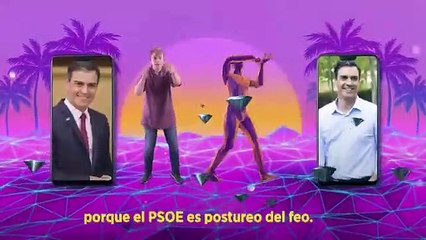 Los siempre irrespetuosos Podemitas insinúan en un patético reguetón que Pedro Sánchez tiene un "amor prohibido"
