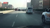 كثافات مرورية متحركة أعلى محور صفط اللبن اتجاه جامعة القاهرة