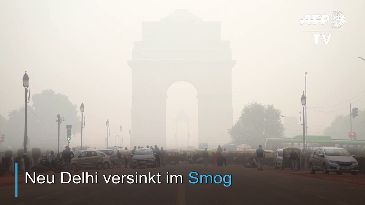 Neu Delhi versinkt im Smog