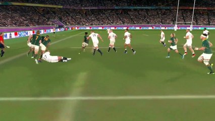 Incredible angles of South Africa's first RWC Final try