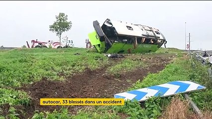 Flixbus : 33 blessés dont 4 graves dans un accident sur l'A1