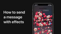 Comment envoyer un message avec des effets sur iPhone, iPad et iPod touch - Assistance Apple