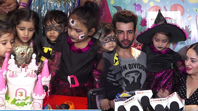 Jay Bhanushali & Mahhi Vij attend Karanvir Bohra & Teejay's daughters birthday | FilmiBeat