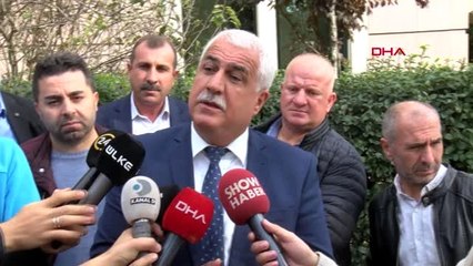 Beşiktaş'ta halk otobüsü şoförleri emniyetin önünde açıklama yaptı