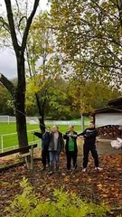 Journée de  travail , élagage . Un travail d équipe !