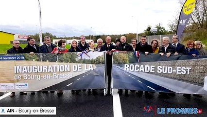 Les élus ont procédé à l’inauguration de la nouvelle rocade