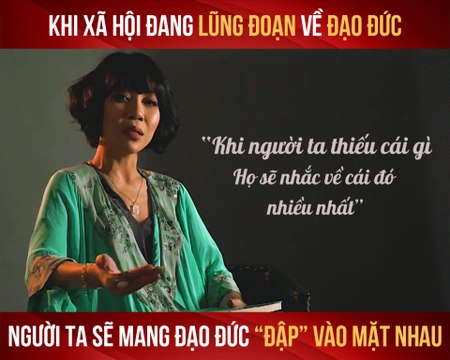 SHARE YOUR SECRET I TRÁC THÚY MIÊU - KHI XÃ HỘI ĐANG LŨNG ĐOẠN VỀ ĐẠO ĐỨC NGƯỜI TA SẼ MANG ĐẠO ĐỨC ''ĐẬP'' VÀO MẶT NHAU II YANNEWS