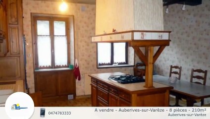 A vendre - Auberives-sur-Varèze - 8 pièces - 210m²