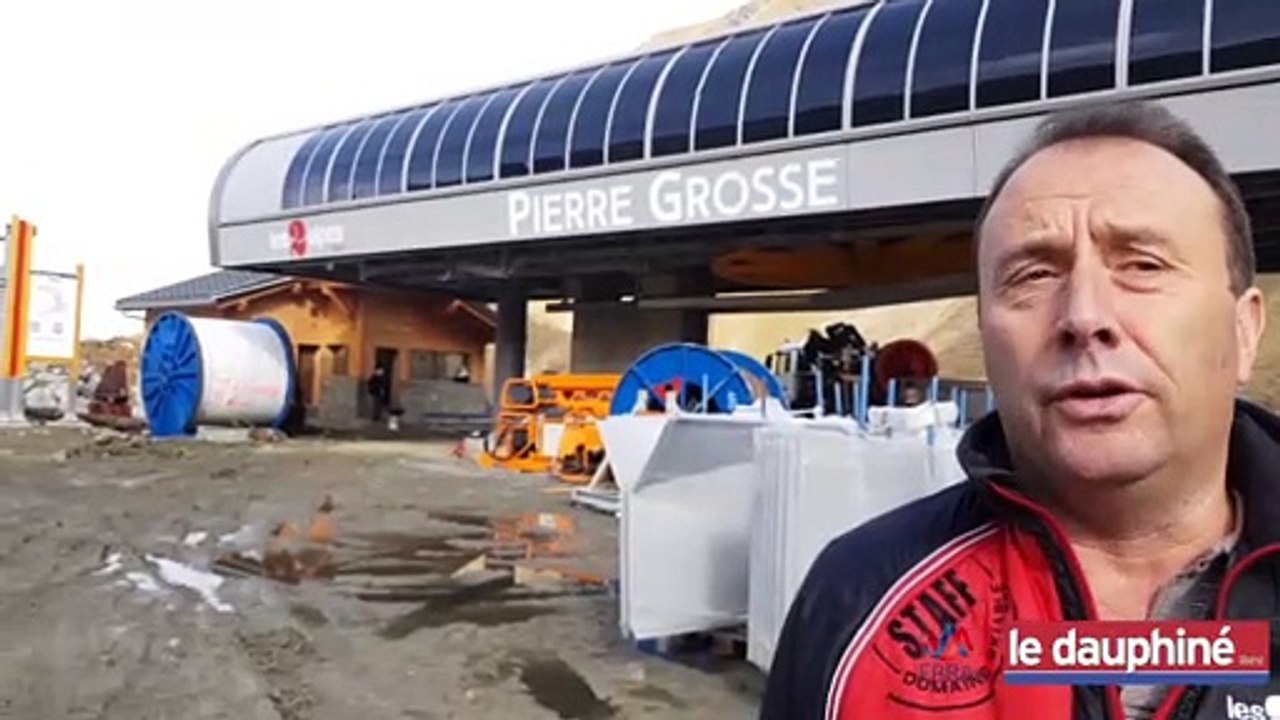 LES DEUX ALPES Sur le chantier de Pierre Grosse