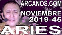 ARIES NOVIEMBRE 2019 ARCANOS.COM - Horóscopo 3 al 9 de noviembre de 2019 - Semana 45