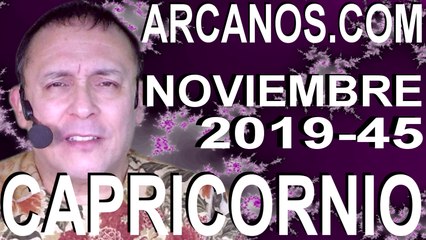 CAPRICORNIO NOVIEMBRE 2019 ARCANOS.COM - Horóscopo 3 al 9 de noviembre de 2019 - Semana 45