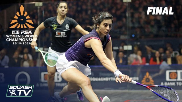 Squash: CIB PSA Women's World Champs 2019/20 - Final - El Welily v El Sherbini