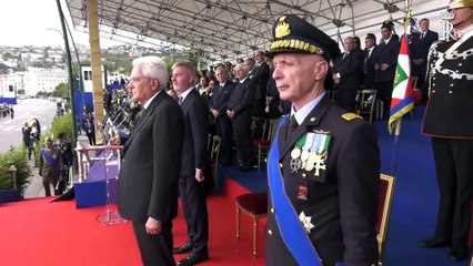 Скачать видео: Mattarella interviene alla cerimonia in occasione della Festa delle Forze Armate (04.11.19)