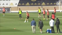 Bale y James ya pisan el césped pero trabajan en solitario