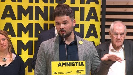 Rufián considera que la visita del Rey "es un acto electoral"