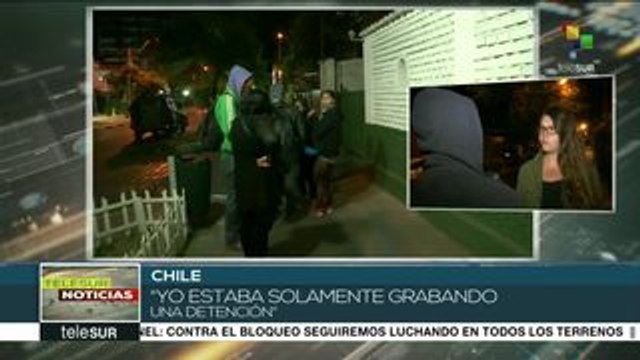 Liberan a reportero gráfico chileno de la 19 comisaría de Santiago